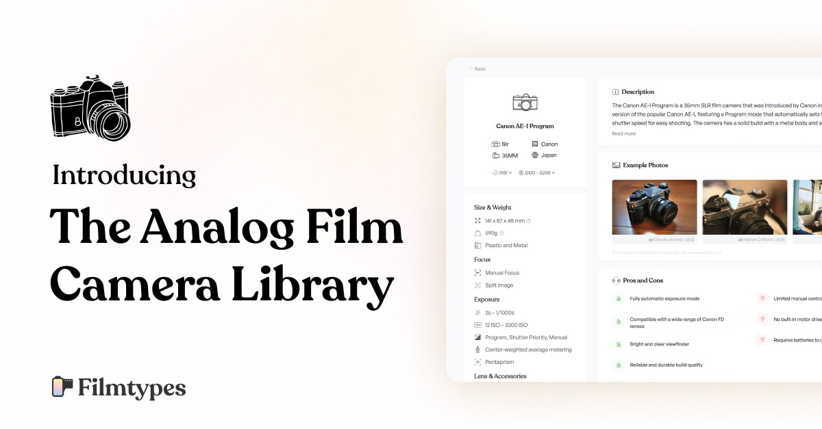 Introducing The Film Camera Library
